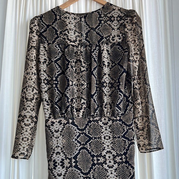 Twig - snake-skin looking pattern dress - size small - Picture 8 of 9